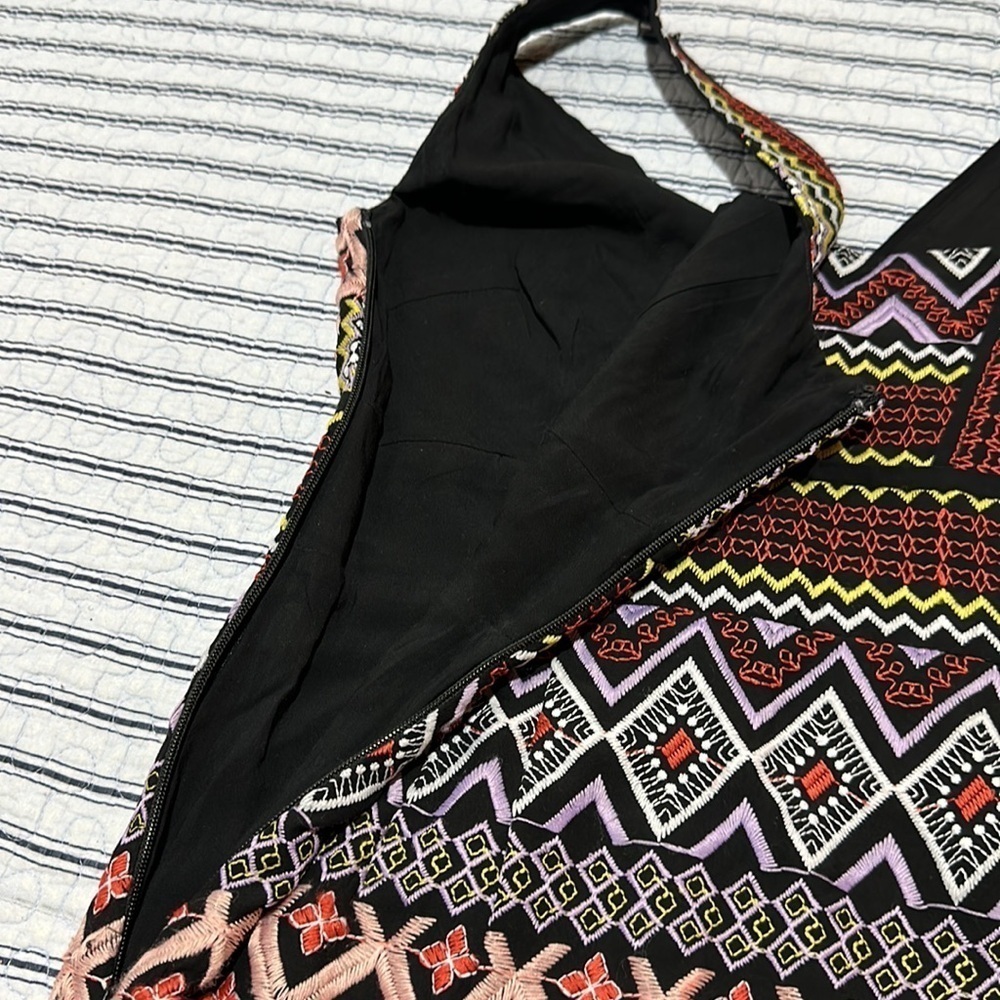 Anthropologie Geo-Embroidered Column Dress by Akemi + Kin size 6 - Picture 11 of 16